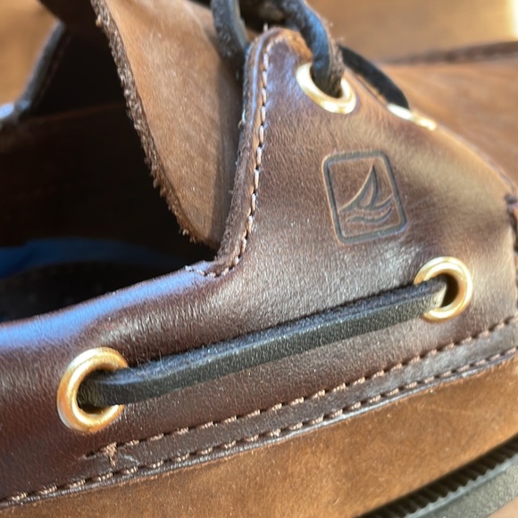 Sperry Top Sider Mens boat shoe brown size 11.5 - Picture 5 of 6